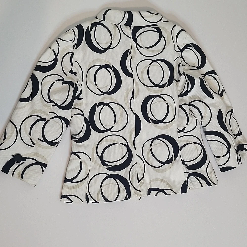 Sandro Monochrome Patterned Blazer